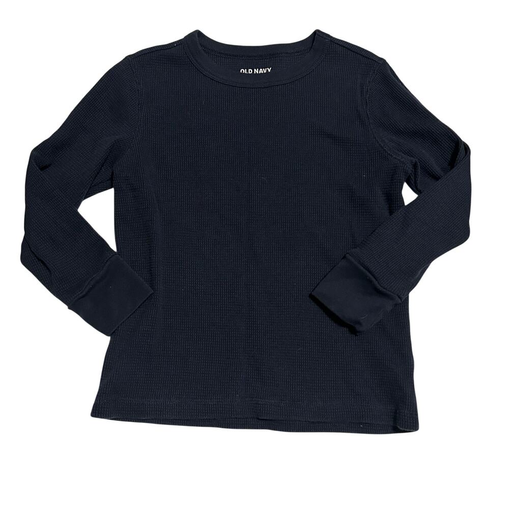 Old Navy Waffle Knit Long Sleeve Thermal T-Shirt XS (5) Navy